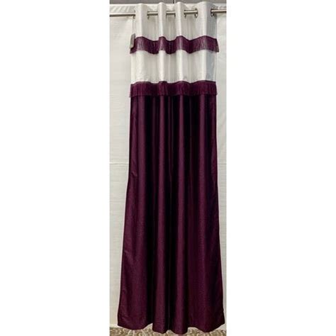 Polyester Plain Decorative Window Curtain Size Feet At Rs