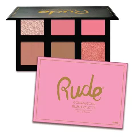 Paleta De 6 Rubores Y Contornos Courageous Rude Cosmetics Mercadolibre