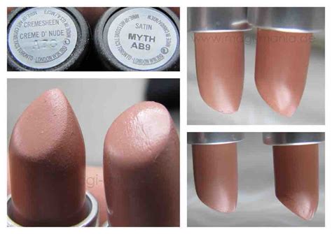 MAC Creme D Nude Vs Myth MAGIMANIA