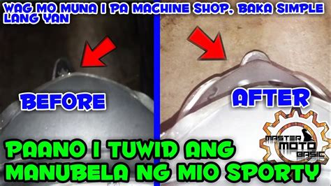 PAANO ITUWID ANG MANUBELA NG MIO SPORTY Master Moto Basic YouTube