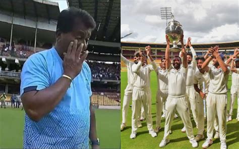 [Watch] Coach Chandrakant Pandit Breaks Into Tears After Madhya Pradesh ...