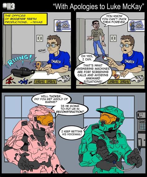 With Apologies To Luke Mckay Red Vs Blue Halo Drawings