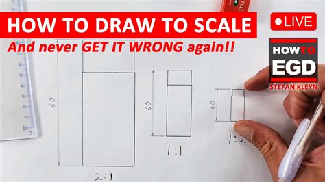 How To Draw To Scale Explained Youtube