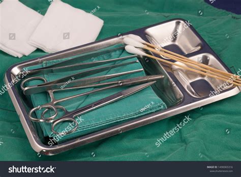 Suture Set Dressing Set Medical Equipment Stock Photo 1490065316