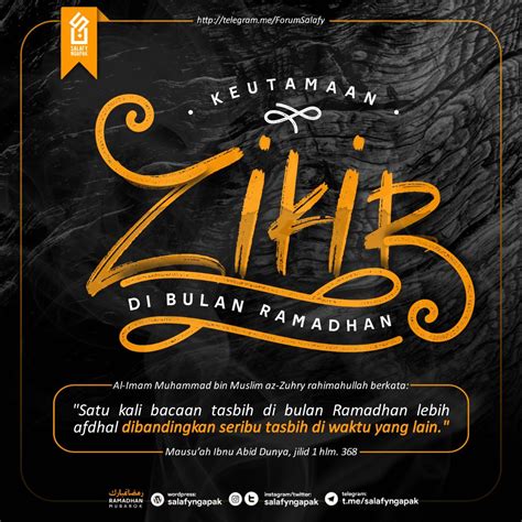 Keutamaan Zikir di Bulan Ramadhan – Salafy Ngapak