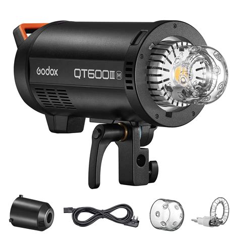 GODOX QT600IIIM Studio Strobe Flash Light 600W GN76 1 8000s High Speed