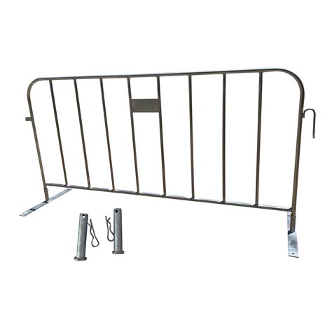 Galvanised Crowd Control Barriers Premium Fence