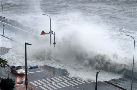 Thousands Evacuate As Typhoon Hinnamnor Hits South Korea Inquirer News