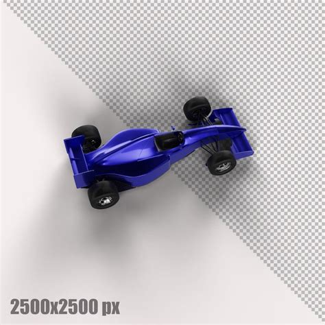 Coche De F Rmula Uno Azul Realista En Render D Archivo Psd Premium