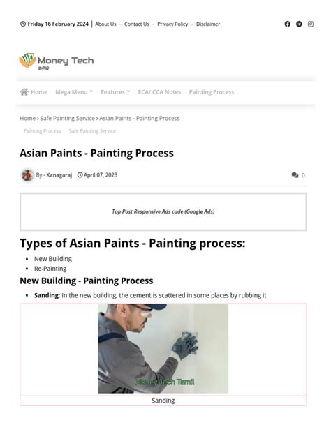 Asian Paints Painting Process Download Free Pdf Paint Paintings