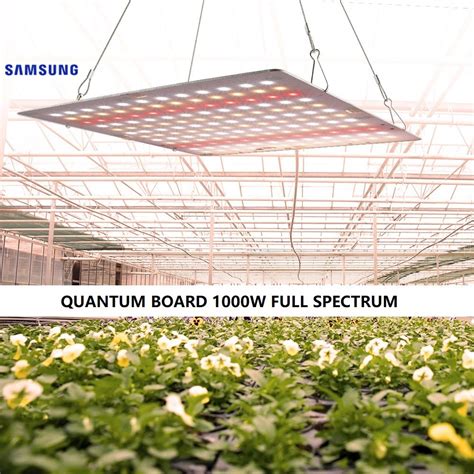 Painel Grow Quantum Led 1000w Samsung Full Spectrum Cultivo Indoor