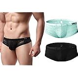 Sandbank Men S Sexy Lace Panties Nylon Bikini Underwear Briefs At Amazon Mens Clothing Store