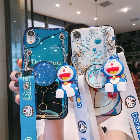 Casing Ponsel Vivo V V Pro V E G Braket Doraemon Kartun Lucu