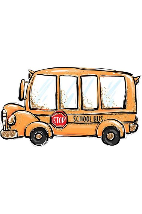 Школьный автобус. | Школьный автобус, Рисунки, Школьница