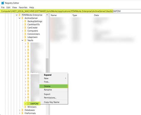 Recreating A Solidworks Pdm Local Vault Plm Group Support Center