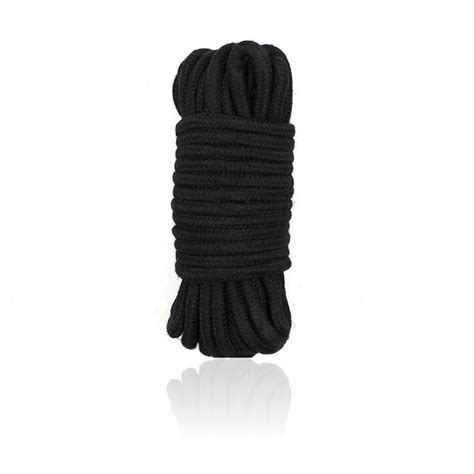 Cuerda de Algodón Negro para Bondage Kamadeva Sex Shop