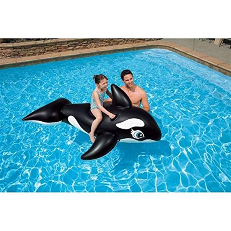 Intex Whale Inflatable Pool Ride On 76 X 47