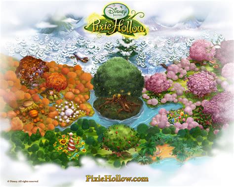 Pixie Hollow map | Pixie Hollow Wiki | FANDOM powered by Wikia