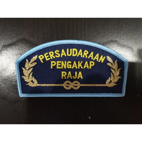 PERSAUDARAAN PENGAKAP RAJA WOVEN BADGE CSP | Shopee Malaysia