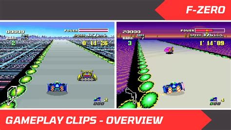 F Zero Snes Gameplay Clips Overview Youtube