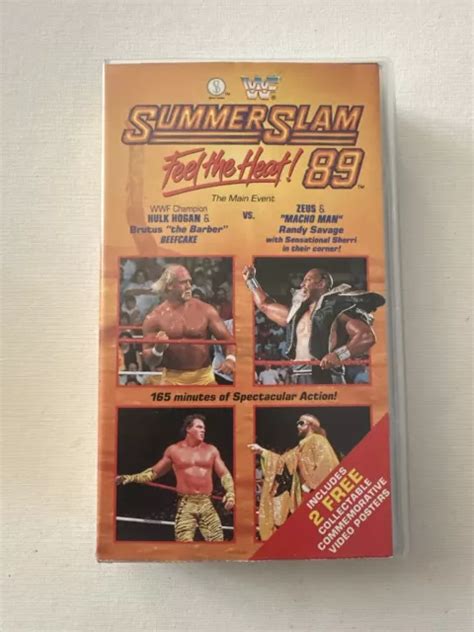 WWF WWE SUMMERSLAM 89 1989 Wrestling VHS PAL Video Tape MINT CONDITION