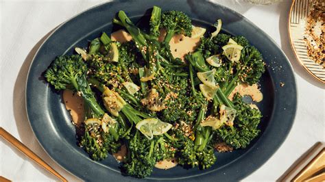 Broccolini With Sesame Sauce And Lemon Recipe Bon Appétit