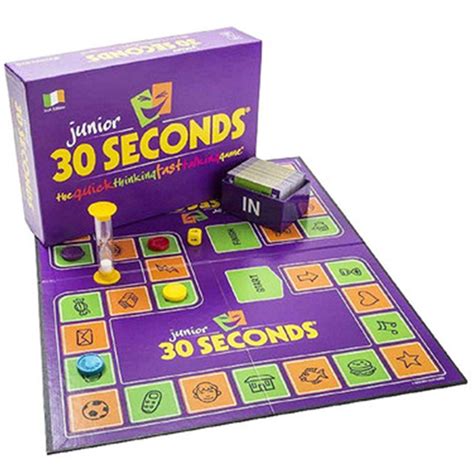 30 Seconds Junior English Board Game The Megastore