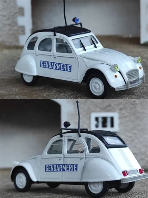 1 43 NOREV CITROEN 2CV 6 GTA GENDARMERIE 1979 2 CV Voiture Miniature