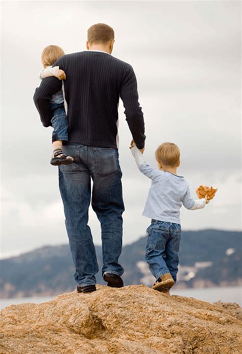 Father Walking Children Jolley And Jolley