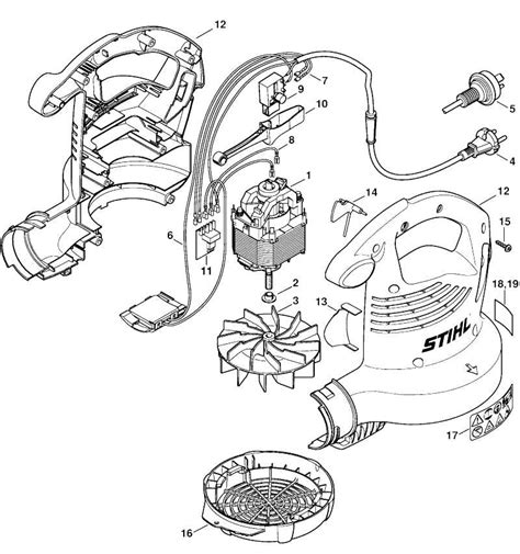 Exploring The Stihl Bg Unveiling Its Intricate Parts Diagram