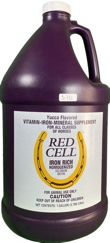 Red Cell Iron Rich Homogenized De Gal N Talabarteria Ecuestr