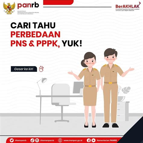 Infografis Perbedaan Pns Dan Pppk ~ Seleksi Casn Cpns Pppk Provinsi