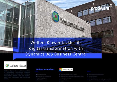 Wolters Kluwer Tackles Its Digital Transformation With Dynamics 365