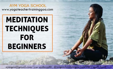 meditation techniques for beginners in Goa, India - AYM Yoga