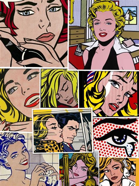 Roy Lichtenstein Roy Lichtenstein Pop Art Pop Art Collage