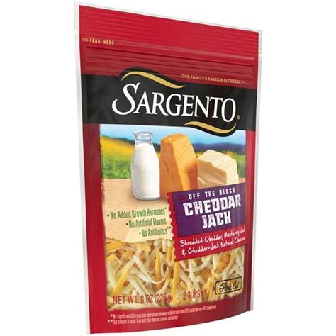 Sargento Shredded Cheddar Jack Natural Cheese Oz Instacart