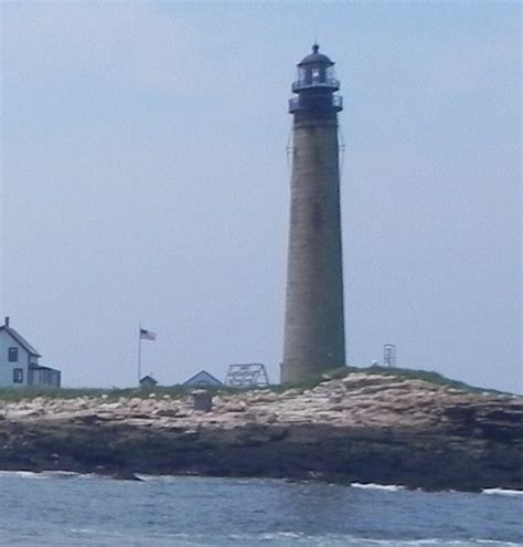 Petit Manan Lighthouse Near Corea Maine Lighthouse Tower Maine