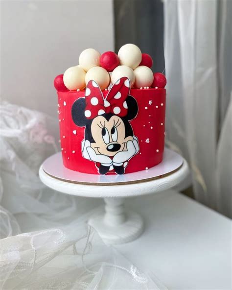 Red Velvet Mickey Mouse Theme Cake Order Online Now