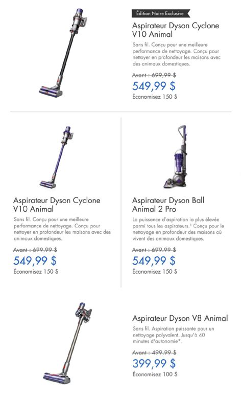 Dyson Soldes Du Vendredi Fou Qu Bec Black Friday