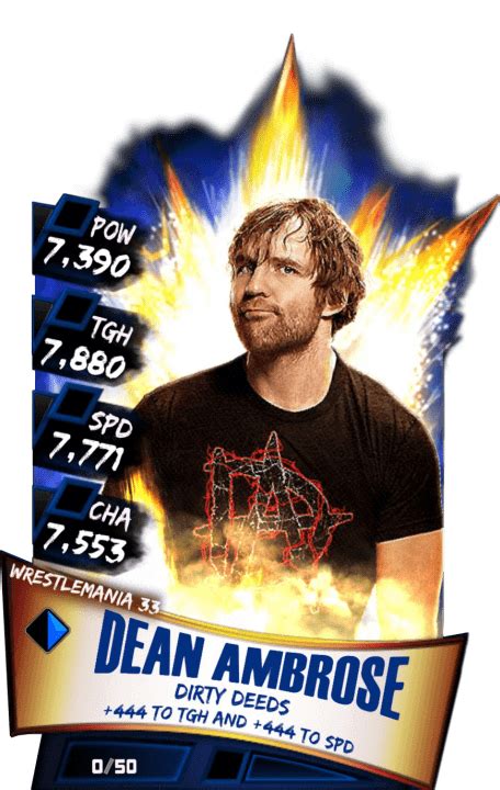 Dean Ambrose Wwe Supercard Season 1 Debut Wwe Supercard Roster