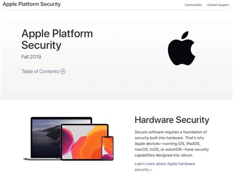 New Apple Platform Security Manual Revealed Ilounge