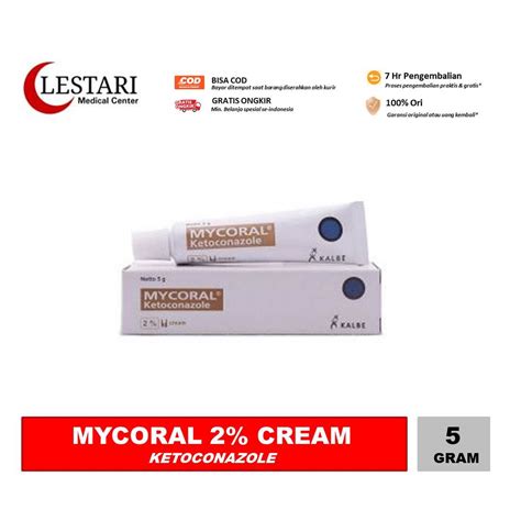 Salep Mycoral Ketoconazol 5 Gr Lazada Indonesia