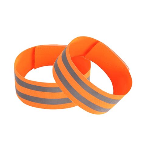 High Visibility Reflective Wrist Ankle Bands Pack For Outdoor Safety