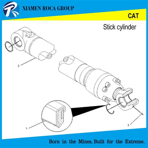 Cat 330c Excavator Cylinder Hydraulic 1915551 Cat Type Hydraulic