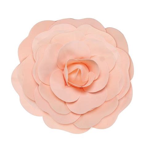 Flor Decorativa Pêssego 40cm 01 Unidade Cromus Rizzo Festas