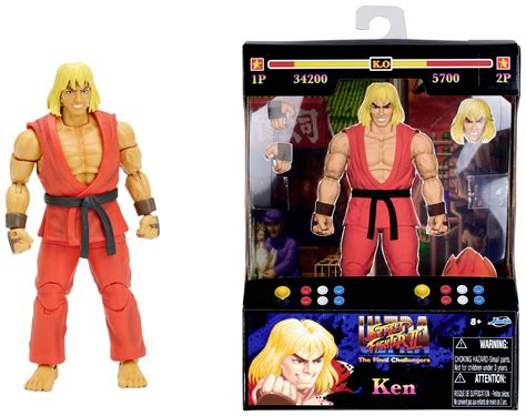 Street Fighter Ken Action Figure Jada Toys Jd Q A M