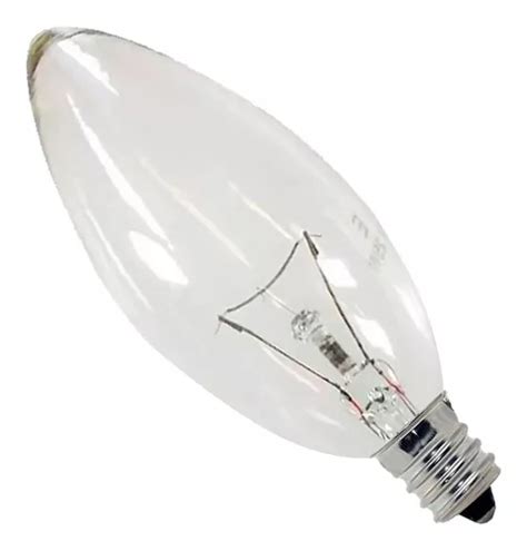 Kit 6 Lâmpadas Incandescente Vela Clara 40w 127v E12