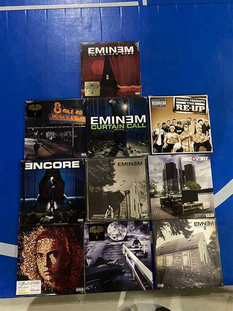 Very Rare Eminem The Vinyl Lps 10 Lp Box Set 2015 All Albums Still