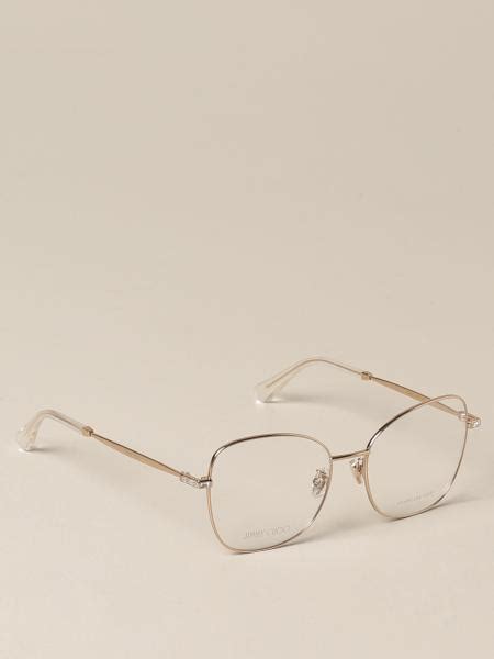 Jimmy Choo Eyeglasses In Acetate And Metal Gold Jimmy Choo Glasses Jc286 G Online On Giglio