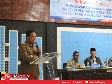 Pj Bupati Aceh Jaya Resmi Buka Musyawarah Daerah MPD Tahun 2023 Haba Kini